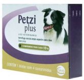 Petzi Plus Ceva. Vermífugo Para Cães Entre 5 A 10kg