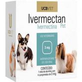 Ivermectina Ivermectan 3mg Pet para Cães. Antiparasitário, Sarnas e Verminoses.