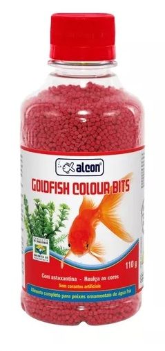 Alcon Goldfish Colour Bits 110g Ração P/ Peixes. Kinguios & Carpas