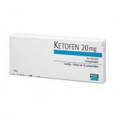Ketofen 20mg. Ant-inflamatório, Analgésico e Antipirético. Cx C/ 10 Comprimidos