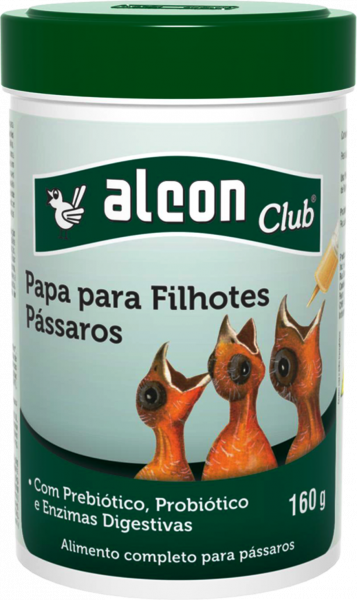 Alcon Club Papa P/ Filhotes 160g P\ Todas As Espécies De Aves