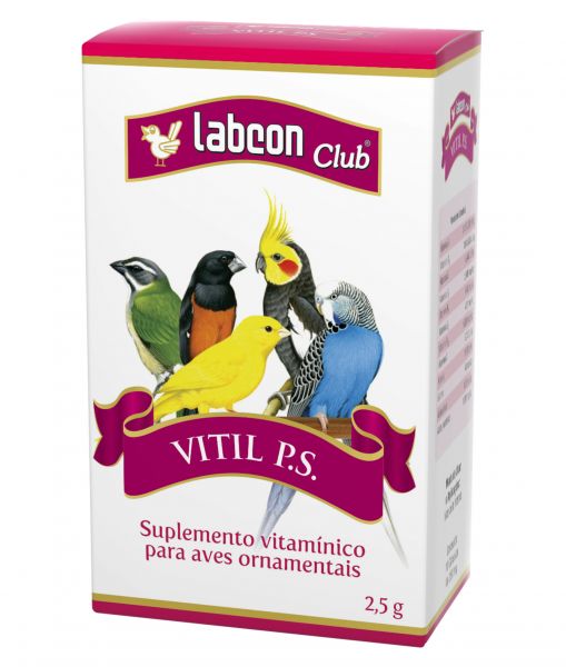 Alcon Club Vitil PS. Suplemento Vitamínico P/ Aves Ornamentais.