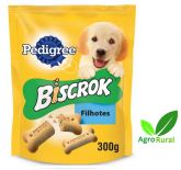Biscoito Pedigree Biscrok Junior 300gr. Para Cães Filhotes