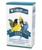 Alcon Club Vita. Suplemento Vitamínico C/ Probióticos E Prbiótico P/ Aves Ornamentais.