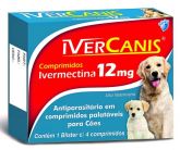 Ivercanis 12mg. Ivermectina P/ Cães. Tratamento Contra Sarnas.