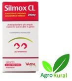 Silmox CL 300mg. Antibiótico A Base De Amoxilina Tri-hidratada E Clavulanato De Potássio. Para Cães.