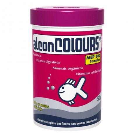 Alcon Colours 50g Ração P/ Peixes De Aquário Realça Cores
