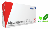 Meloxiworld 0,5 mg Antinflamatório Cães Gatos Meloxicam 10 Comprimidos