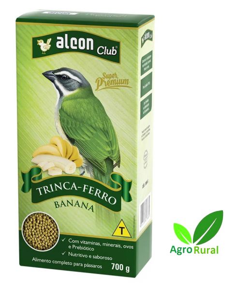 Alcon Club Trinca-Ferro Banana 700g Ração Para Trinca Ferro, Sanhaço, Tié E Tupi