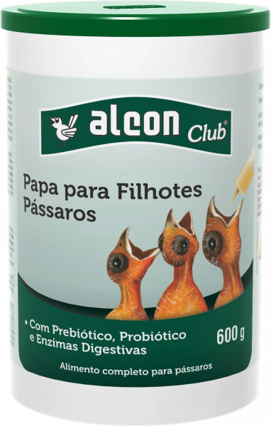 Alcon Club Papa P/ Filhotes 600g P\ Todas As Espécies De Aves