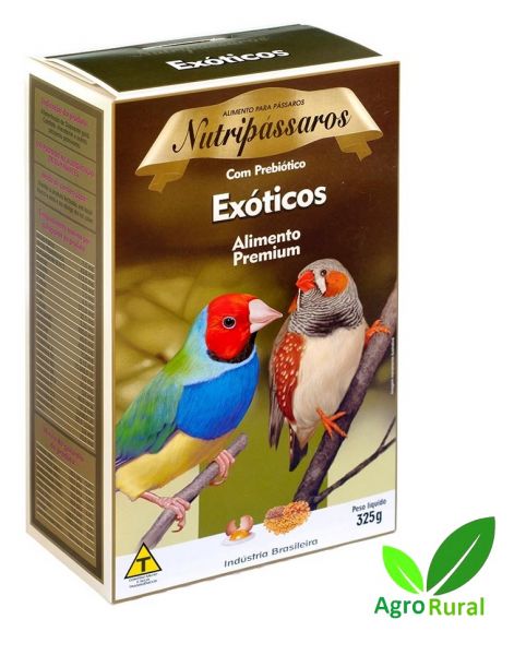 Nutripássaros Exóticos P/ Manon Mandarin Calafate E Diamante