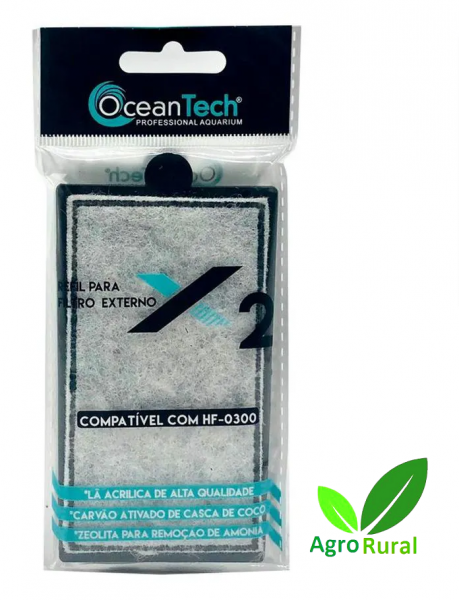 Refil P/ Filtro Externo HF 300. Atman E Ocean Tech