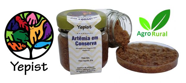 Artemia Em Conserva Yepist. Alimentação Natural Para Peixes Ornamentais.