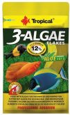 Ração Tropical 3 Algae Flakes P/ Peixes. Água Doce E Marinho