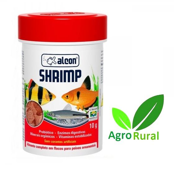 Alcon Shrimp 10gr. Ração Para Peixes Ornamentais Tropicais E Marinhos.