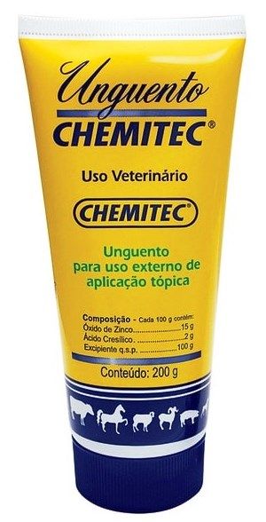 Unguento Chemitec P/ Cicatrizante De Castração, Descorna, Marcação A Fogo, Cirurgias...