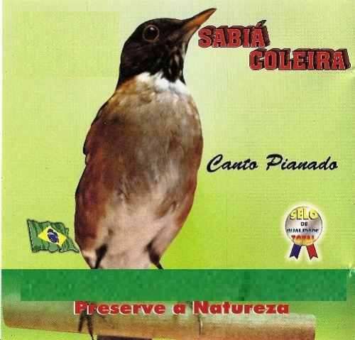 Cd O Canto Do Sabiá Coleira. Cd Original. Frete Grátis