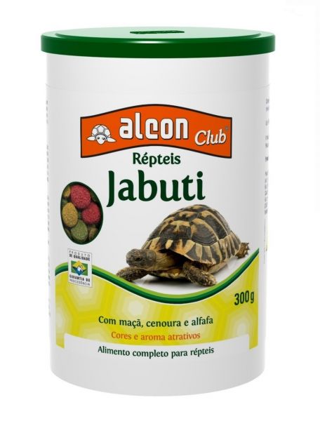 Alcon Club Jabuti 300g Ração P/ Jabutis De Todas As Especies