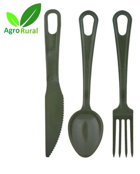 Kit Talher tatico Militar Articulado 100% Polímero Verde Oliva