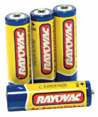 Pilhas Rayovac Pequena. Tamanho  AA . Kit 4 Unidades