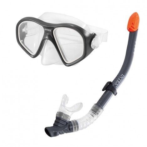 Máscara E Snorkel. Kit De Mergulho Intex P/ Paria Ou Lagos.