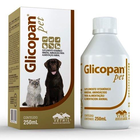 Suplemento Vitamínico Vetnil Glicopan Pet em Gotas