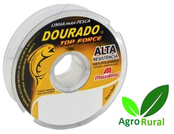 Linha De Pesca Dourado Top Force 0,50mm Rolo Com 100mts.