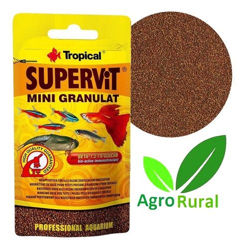 Tropical Supervit Mini Granulat. Ração Para Peixes De Aquário.