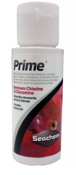 Seachem Prime 50ml. Remove Cloro, Amônia, Nitrito E Nitrato