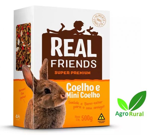 Ração Zootekna Real Friends Para Coelho E Mini Coelhos. Alimento Completo Super Premium.