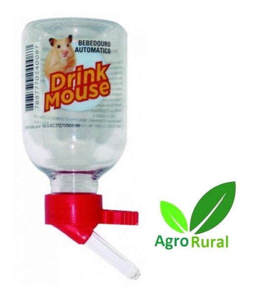 Bebedouro 60ml Drink Mouse Automático Para Hamster, Mercol, Twister...