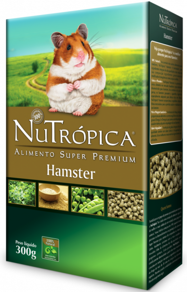 Nutrópica Hamster. Ração Super Premium. Para Roedores