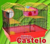 Gaiola Castelo. P/ Hamster Sírio, Chinês, Gerbil, Esquilo, Ratinho...