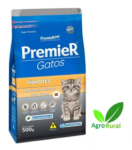 Gatos filhotes Frango 500gr. Premier