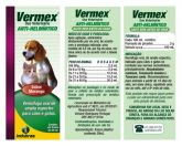 Vermex. Remédio De Vermes Para Cães E Gatos. Sabor Morango