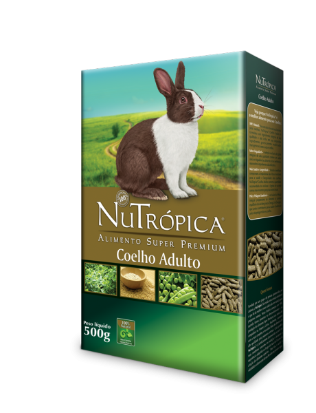 Ração De Alta Qualidade P/ Coelhos. Nutrópica Super Premium.