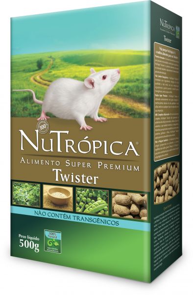 Nutrópica Twister. P/ Rato Branco De Laboratório, Twister E Mercol.