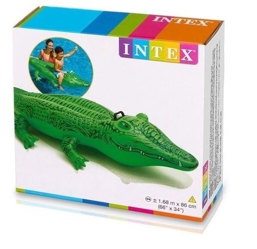 Boia Inflável Intex Jacaré Aligator. Lagoa, Praia E Piscina.