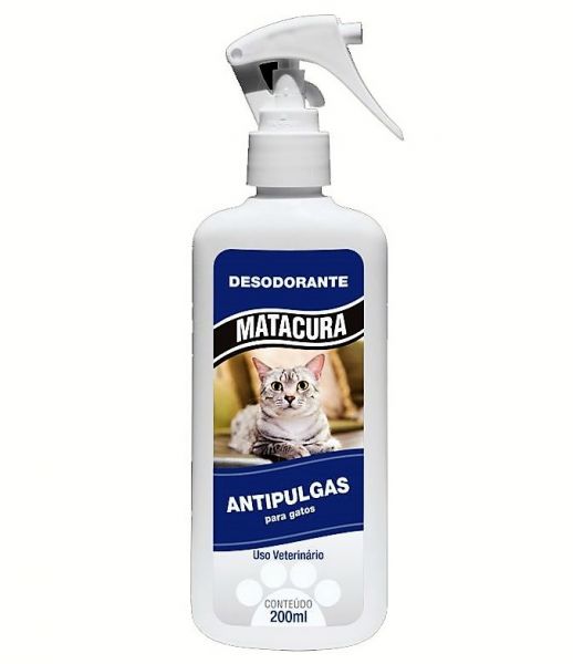 Spray Desodorante Anti-pulgas Para Gatos. 200ml Matacura