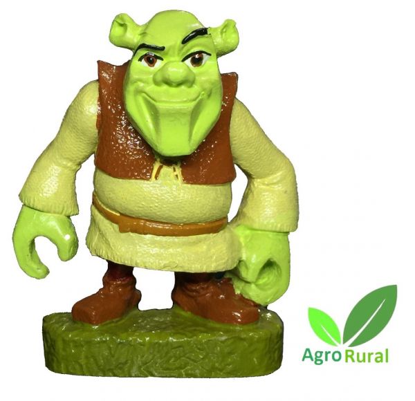 Enfeite Shrek P/ Aquários, Fontes Ou Maquetes. Pintado A Mão