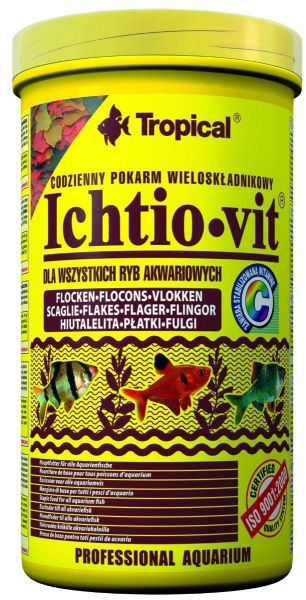 Tropical Ichtio-vit. Ração P/ Peixes Ornamentais De Aquário.