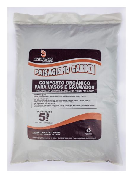 Composto Horganico 5 Kg Terra Pronta Para Uso. P/ Hortas, Pomares, Frutíferas, Flores E Jardins.