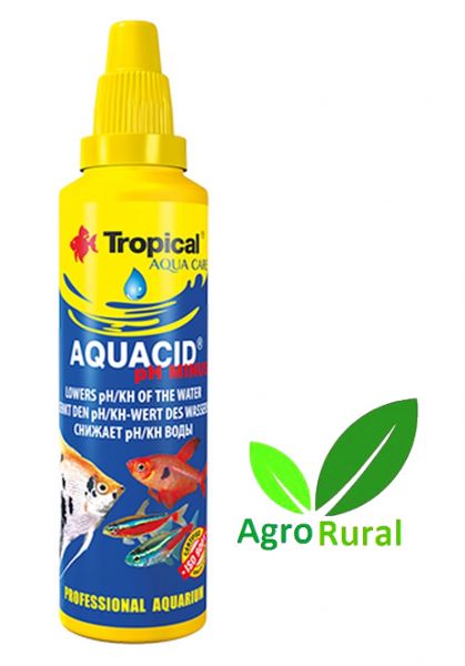 Tropical Aquacid Ph Minus. Acidificante Para Redução Do Ph Da Água De Aquários, Fontes E Lagos.