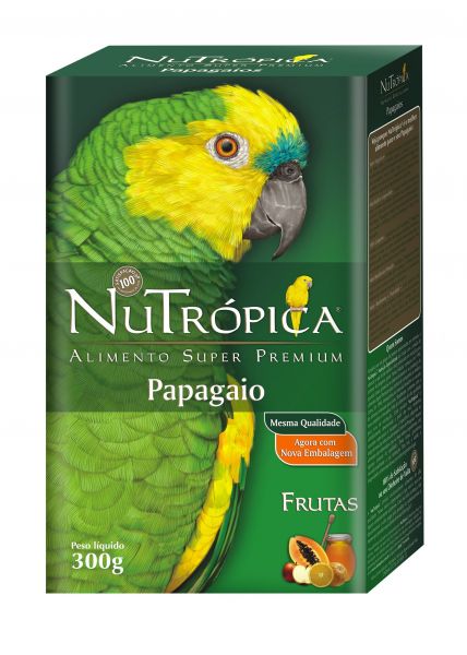 Nutrópica Papagaio. P/ Todas As Espécies De Pscitacídeos.