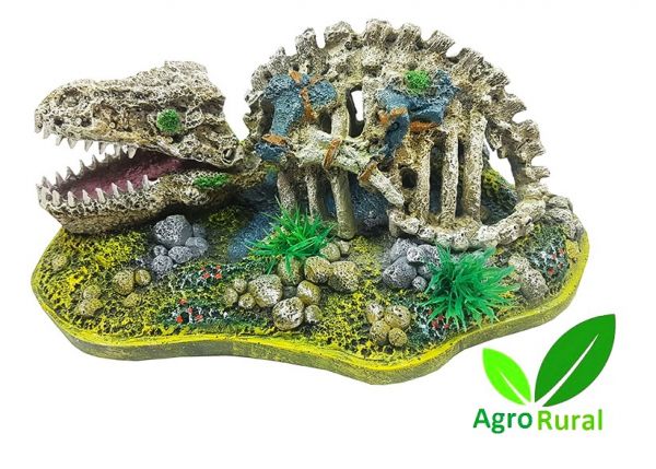 Enfeite P/ Aquários Fontes Maquetes. Dinossauro Com Movimentos