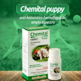 Chemital Puppy 20ml. Vermífugo De Amplo Espectro Para Caes Filhotes