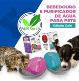 Bebedouro Fonte Purificadora De Agua Com Carvão Ativado Para Cães E Gatos Petit Plast Pet.