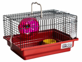 Gaiola Brasileirinha Black Para Hamster. Completa Com Roda De Exercios Bebedouro E Comedouro.