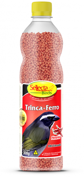 Sellecta Trinca Ferro Pimenta Mini Extrusado 300 Gramas Para Pássaros Frugívoros.