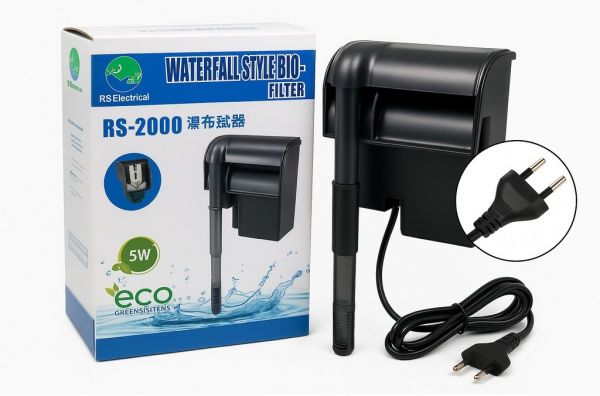 Filtro Externo De Alta Capacidade RS 2000 Para Aquários. 800 Litros Hora
